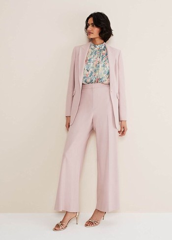 Phase Eight Celyn Wide Legs Trousers Pink Canada | LHIFVX-456